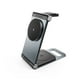 thumbnail image 1 of Cargador Inalámbrico Para iPhone Samsung Galaxy Qi Fast Charging Pad Para Apple Watch AirPods Pro 2 3-Gris, 1 of 6