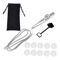 Bothyi - Bolsa De Almacenamiento Portátil Para Kazoo, Acompañamiento De Boca Kazoo Para Conciertos, Espectáculos Para Adultos, Color Plata