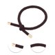thumbnail image 3 of Unique Bargains 1 Pc Estilo Clásico Anudado Cuerda para el Cabello Scrunchies Negro, 3 of 5
