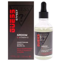 Guess - Efecto Aumenta El Acondicionamiento Del Aceite De Afeitar Y Barba Para S - Aceite