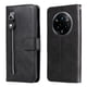 thumbnail image 3 of Funda con Cremallera para Realme 14 Pro, Carcasa Cartera de Cuero PU con Soporte y Tarjetero, 3 of 5