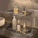 thumbnail image 4 of 1pc Light Luxury Acrylic Storage Rack, Double-layer Toilet Washstand Cosmetic Storage Box, Bathroom Desktop Skin Care Products Storage Rack, 4 of 4