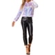 thumbnail image 2 of INSPIRE CHIC Chaqueta de Mujer con Lentejuelas Cierre de Cremallera Bolsillos Ocultos Chaqueta Bomber L Rosa Púrpura, 2 of 6