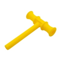 Magideal - Juguete Masticable Con Forma De Tubo Para Bebé, Ideal Para Niñas De 0 A 6 Meses Y Niños De 6 A 12 Meses, Color Amarillo.