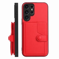 Foxdock Funda Para Samsung Galaxy S23 Ultra Con Bloqueo Rfid - Diseño Elegante Con Cierre De Botón