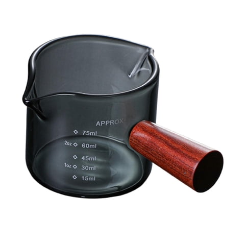 Magideal - Caños Dobles Vasos Medidores De Vidrio Para Licor