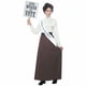 thumbnail image 4 of Disfraz California Costumes Sufragista Inglesa Marrón XL, 4 of 4