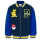 thumbnail image 1 of Chaqueta bomber Pokémon Pikachu para niños pequeños, color azul marino, de 7 a 8 años, 1 of 3