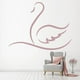 thumbnail image 2 of Decomural Swan On Lake Birds & Feathers WS-19401, 2 of 2