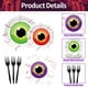 thumbnail image 3 of Set De Artículos Para Fiesta De Halloween Espeluznante Con Diseño De Ojo 100 Piezas, 3 of 7