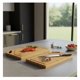 thumbnail image 4 of Tabla De Picar Bambú Natural Con Mango 34x24cm, 4 of 5