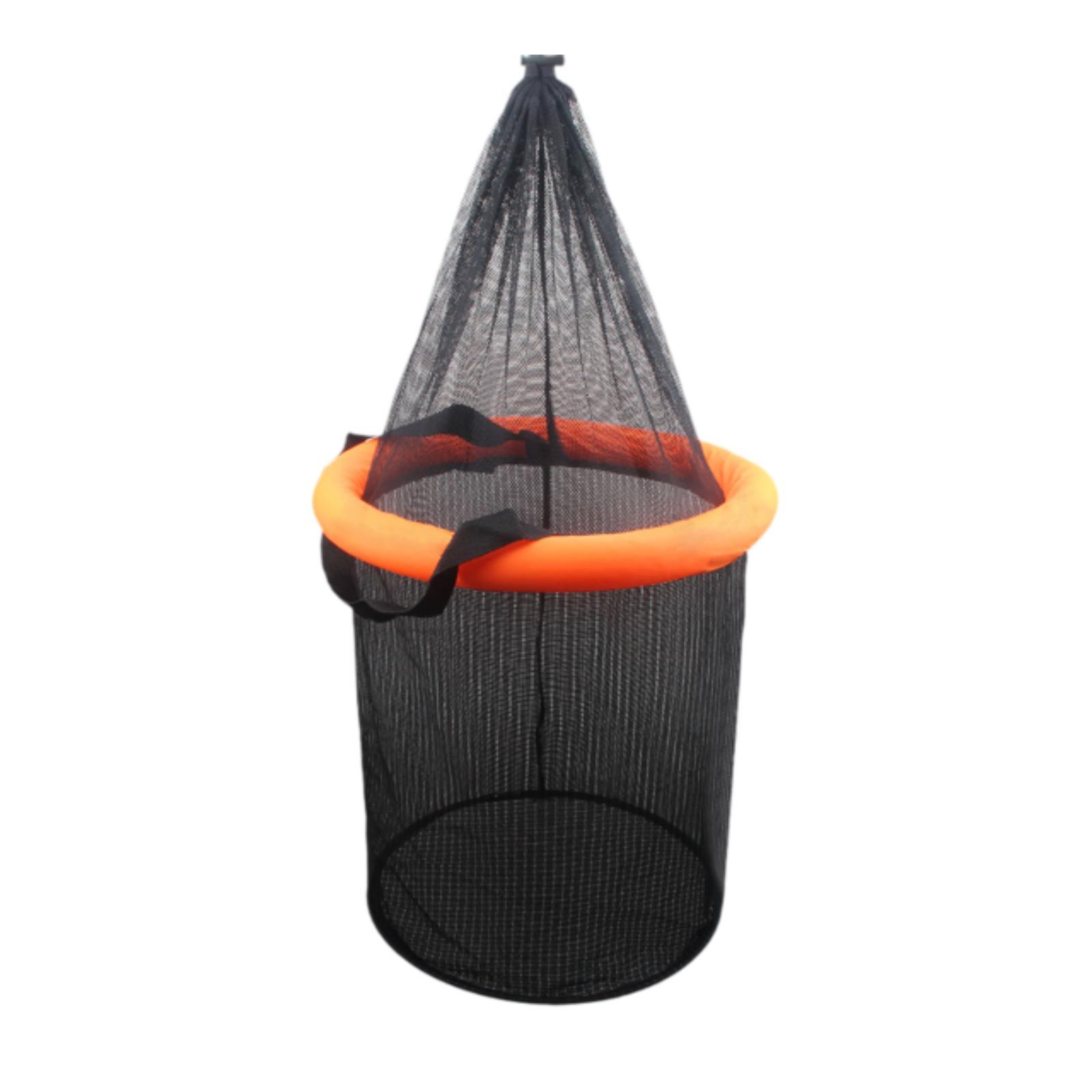 Magideal - Cesta Flotante Plegable Para Peces, Trampa De Red Para Cebo De Malla, Resistente, Jaula De Almacenamiento Para Pesca Para Lixiviaciones De Cangrejo S