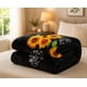 thumbnail image 3 of Cubrecama de Invierno Plush con Chiporro 2 Plazas Color Negro  Girasoles  TFYH59, 3 of 3