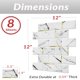 thumbnail image 3 of Papel tapiz DECOR WOW 30 cm Mármol blanco con detalles dorados - Pack de 8, 3 of 3