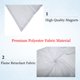 thumbnail image 4 of 2 Cubiertas Fluorescentes, Cubiertas Magnéticas para Luz de Techo de 4 x 2 Pies, Paneles Difusores para Techo Registrable, Filtros para Oficina, Aula, Escuela y Hogar, Material de Tela Poliéster, Gris, 4 of 7