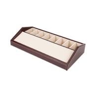 Bothyi - Organizador De Cinturón Para Compartimentos Para Pajaritas, Soporte Para Cinturón Para Armario, Tienda, 8 Rejillas, Color Marrón