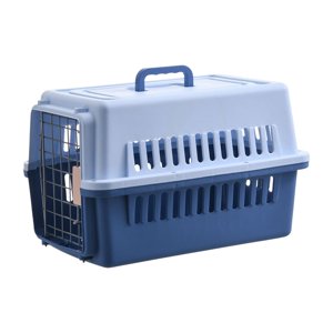 Ioensy - Dog Travel Kennel Nest Tote Organizador Jaula Portador De Mascotas De Lado Duro Para Gatos Azul