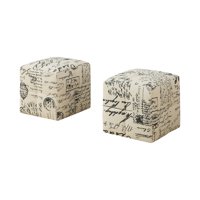 Ottoman Monarch Specialties I 8162 Para Niños En Forma De Cubo X2