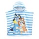 thumbnail image 1 of Toalla tipo poncho con capucha Bluey para niños o niñas, 100% algodón, 1 of 9