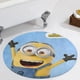 thumbnail image 5 of Minions Alfombra Redonda de Felpa Coral, Antideslizante, No Desprende Pelusas, Lavable y Duradera para Salón, Dormitorio y Habitación de Niños 60cm, 5 of 6