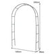thumbnail image 3 of Arco jardín plantas enredaderas altura ajustable, 3 of 7