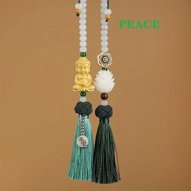 Unlock Fortune & Blessings With This Stylish Chinese Vintage Luxury Pendant Car Accessory - Perfect Gift for Birthdays, Christmas & New Year!