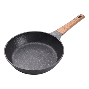 Genérico - Sartén Antiadherente De Mármol De 26Cm Mango Estilo Madera