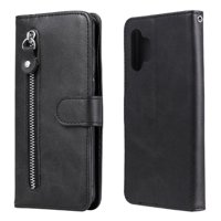 Gangxun - Funda Con Cremallera Para Samsung Galaxy A32 5G, Carcasa Cartera De Cuero Pu Con Soporte Y Tarjetero
