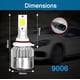 thumbnail image 2 of Ampolleta Auto Led Headlight H1 H3 H4 H7 H11 H13 9005/6 880, 2 of 2