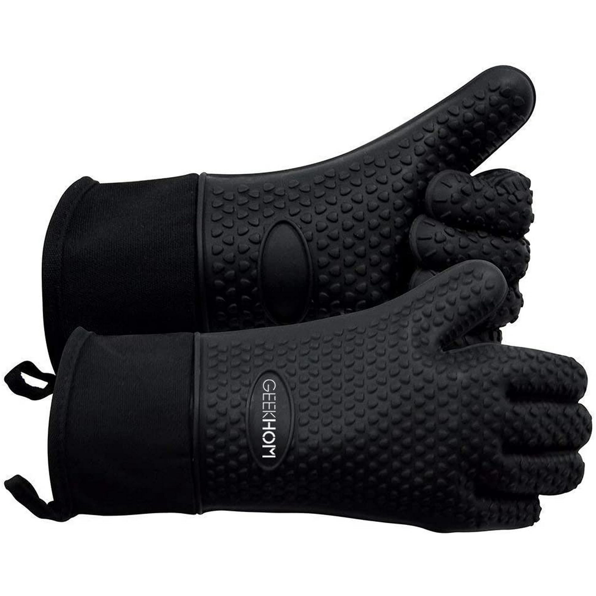 Guantes De Parrilla Geekhom Guantes Resistentes Al Calor Bbq