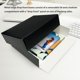 thumbnail image 4 of Caja de Almacenamiento Lineco 22x27x8 cm Negro con Frente Desplegable, 4 of 8