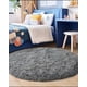 thumbnail image 1 of Alfombra Redonda Extra Soft Textura Shaggy Premium 150x151, 1 of 5
