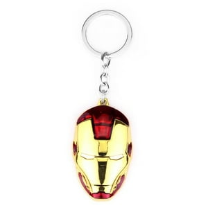Estoykuku - Llavero Metálico Iron Man Marvel Avengers Mano Cara