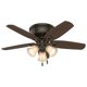 thumbnail image 1 of Ventilador de techo Hunter Builder 51091 107 cm con luces LED en bronce, 1 of 9