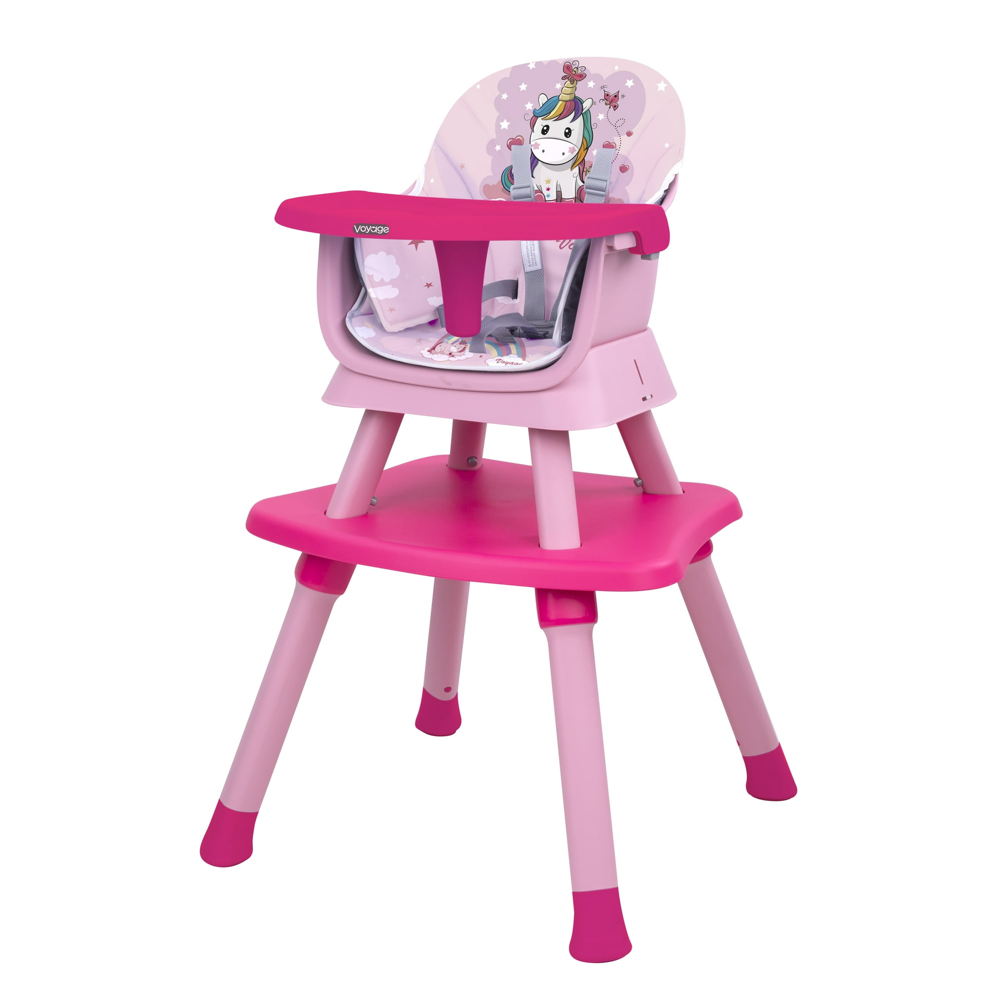 Voyage - Silla De Comer Multifuncional 6 En 1 Vg-015 Fucsia