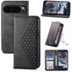 thumbnail image 5 of Funda Flip FOXDOCK para Google Pixel 9 Pro , Estilo Billetera con Diseño Rombo, Correa de Mano y Soporte, Uso Diario, 5 of 6