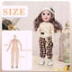 thumbnail image 2 of Muñeca de Juguete Coconutlin 30 cm BJD 15 Articulaciones Móviles Beige, 2 of 6