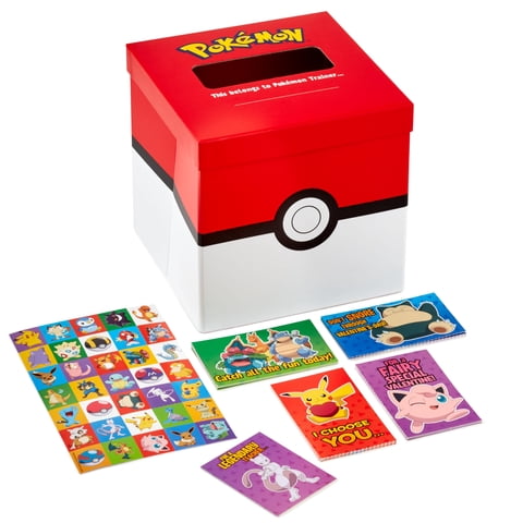 Tarjetas De San Valentín Hallmark Pokémon Con Buzón Para Niños