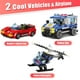 thumbnail image 2 of Set de bloques de construcción City Police Catch Thief con coche y helicóptero, 2 of 3