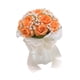 thumbnail image 5 of Bouquet De Boda Para La Novia Flores De Seda Artificial Elegante Ramo De Dama De Honor Naranja, 5 of 5