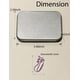 thumbnail image 5 of Clips de papel Daxtril con forma de berenjena, 60 unidades, color morado, 5 of 8