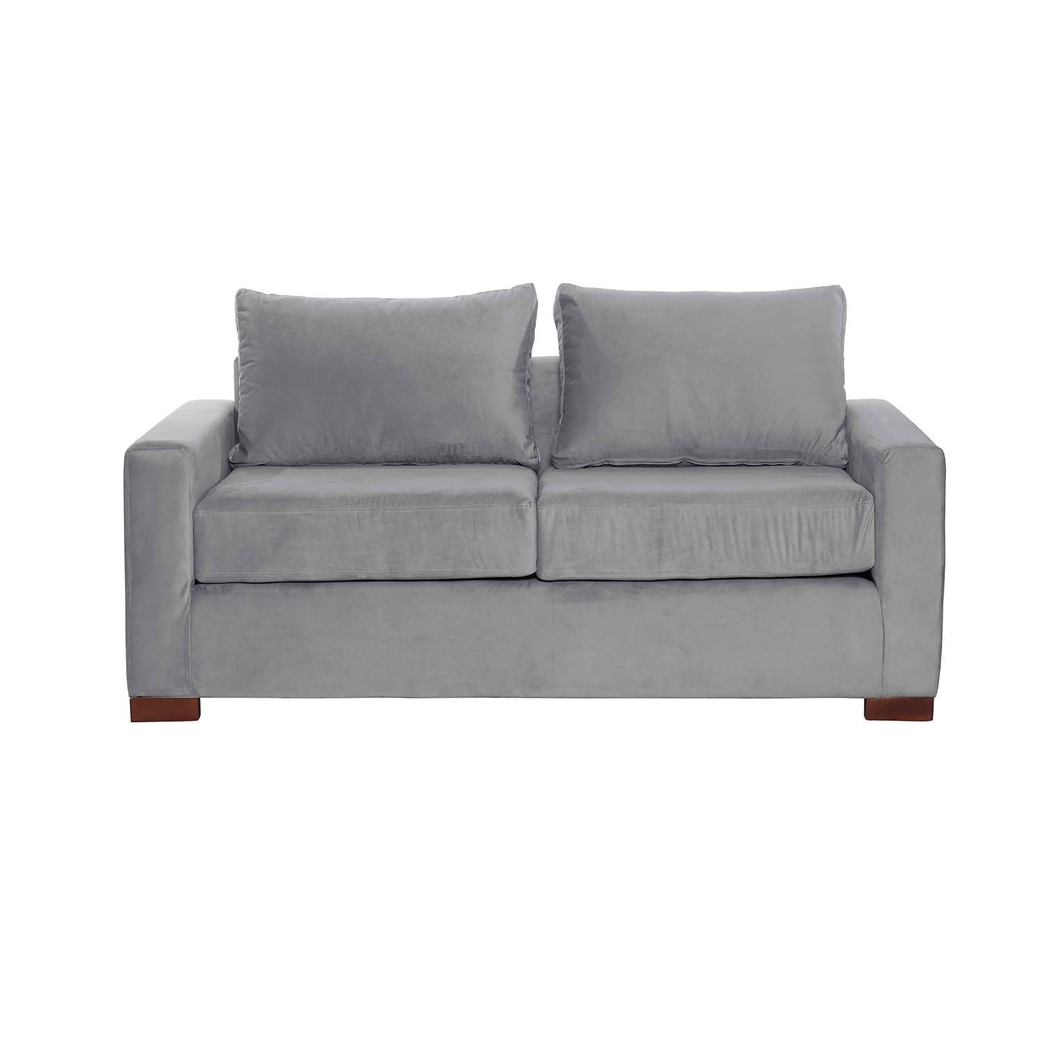Latam Home - Sofa Livorno 2 C Tela Velvet Gris