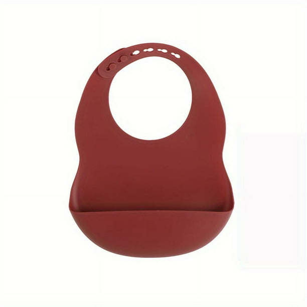 Adjustable BPA-Free Silicone Baby Bib for Mess-Free Feeding and Drooling
