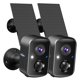 thumbnail image 1 of Cámaras de seguridad Hiseeu Wireless Outdoor Solar 4MP 3K WiFi, 1 of 8