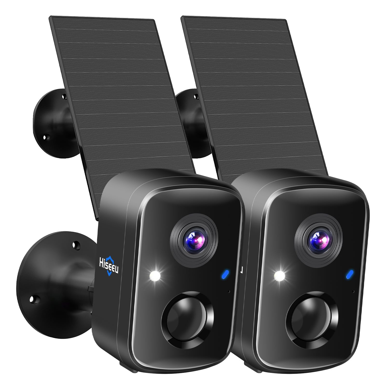 Cámaras De Seguridad Hiseeu Wireless Outdoor Solar 4mp 3k Wifi