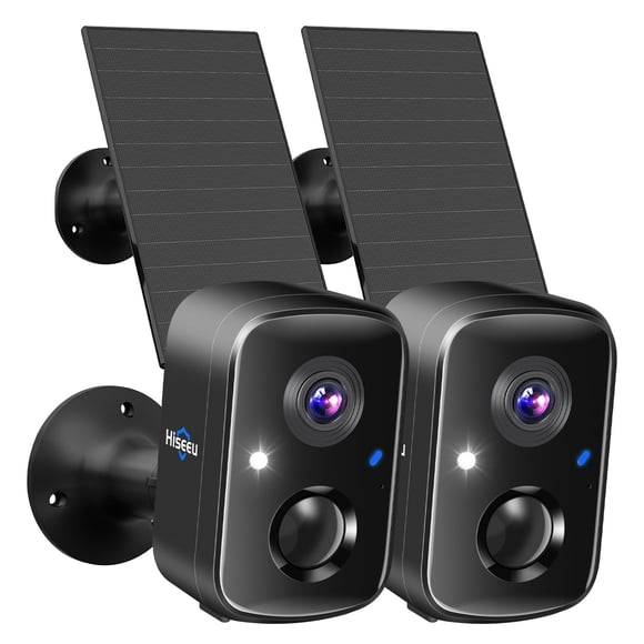 Cámaras de seguridad Hiseeu Wireless Outdoor Solar 4MP 3K WiFi
