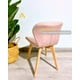 thumbnail image 3 of Silla Velvet Rosa, 3 of 3