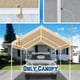 thumbnail image 5 of Cubierta de repuesto para techo de carport 305 x 610 cm beige, 5 of 7