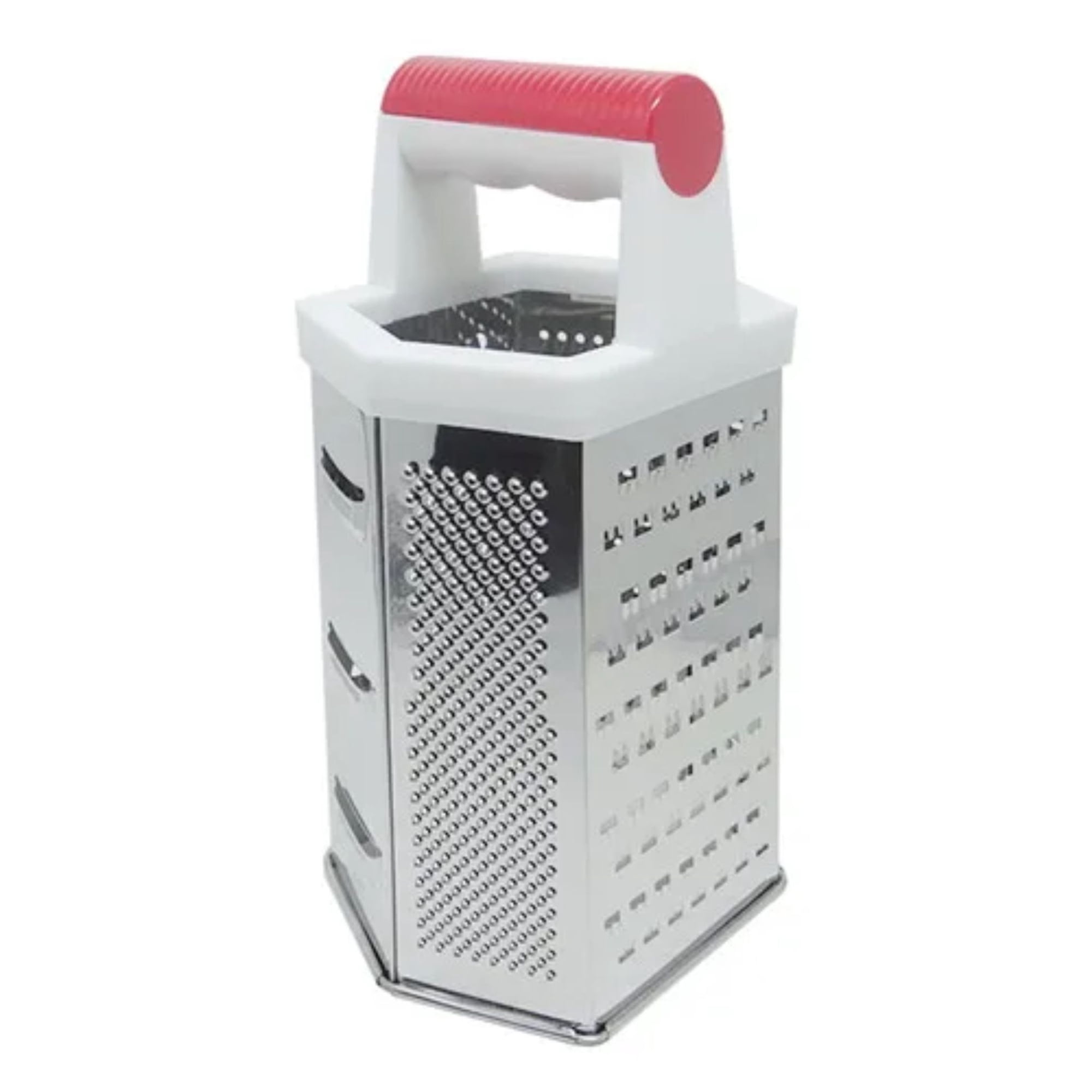 Genérico - Rallador Acero Inoxidable Verduras 6 Lados