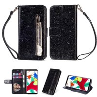 Funda Para Foxdock Elegante Funda Samsung Galaxy S8 Glitter Con Cremallera-Ideal Para El Uso Diario